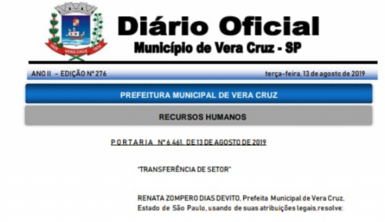 Servidora reclama da saúde em Vera Cruz, é transferida e denuncia retaliação