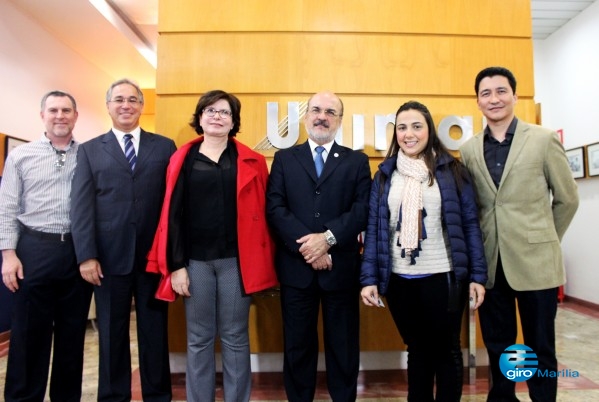 Desembargador e equipe de Congresso sobre Trabalho Rural visitam Unimar