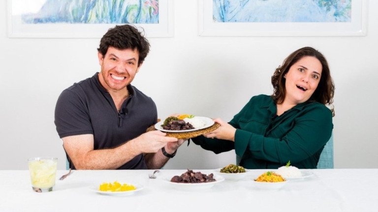 Divulgação/Um Diabético Tom Bueno e a nutricionista Carol Netto