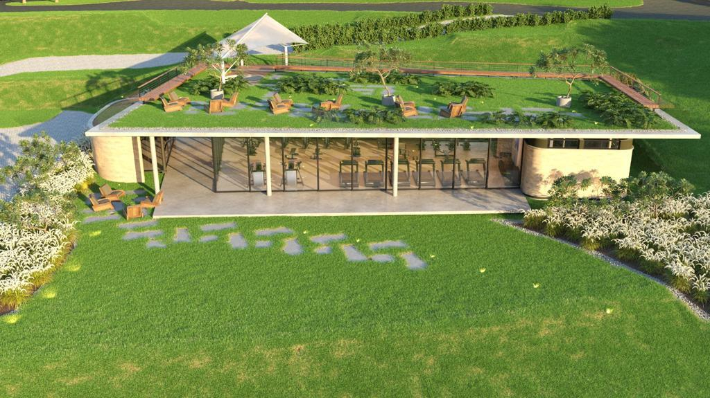 Veja a ilustração com a vista de cima do novo prédio Fitness Club, projetado pelo arquiteto Roberto Cimino para ter um jardim suspenso Veja a ilustração com a vista de cima do novo prédio Fitness Club, projetado pelo arquiteto Roberto Cimino para ter um jardim suspenso