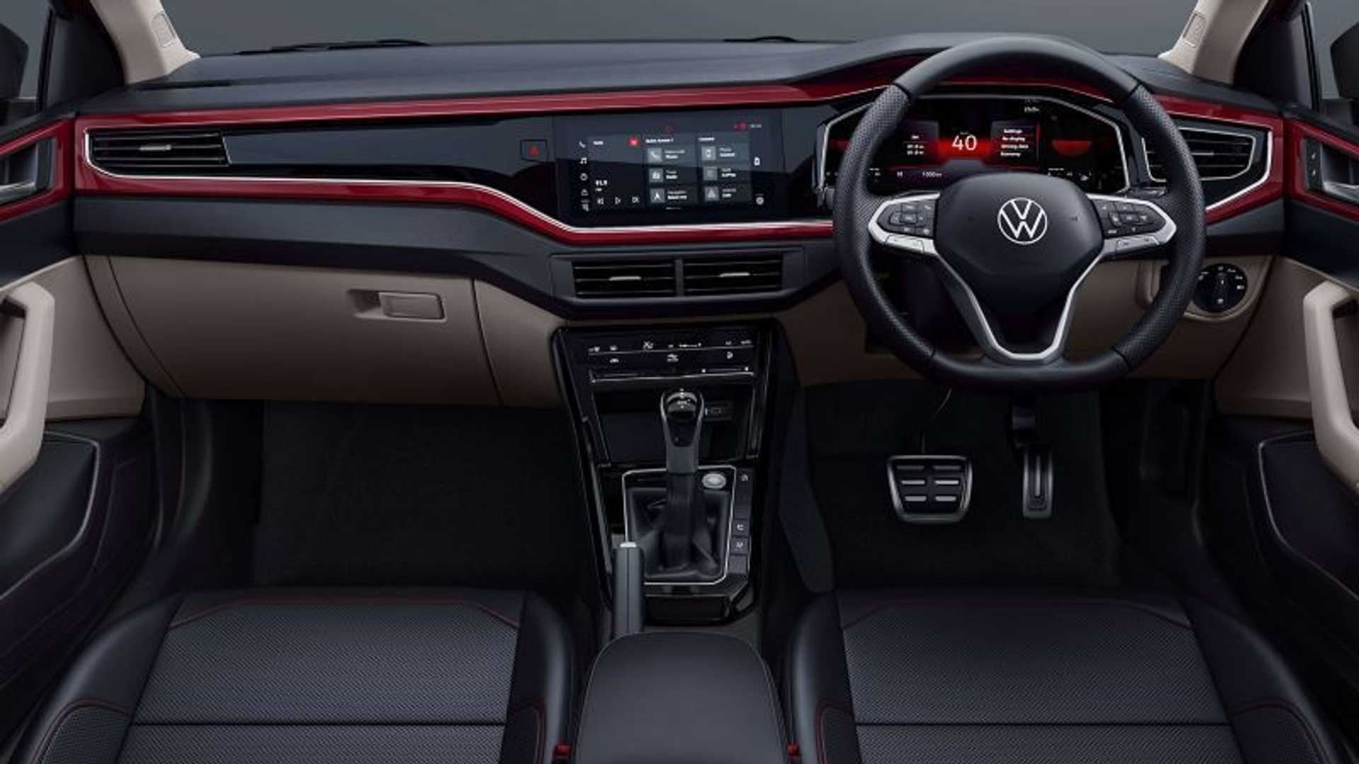 Novo VW Virtus, lançado na Índia. Foto: Divulgação