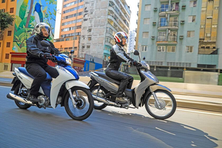 Honda Biz 125 e Biz 110i 2022. Foto: Divulgação