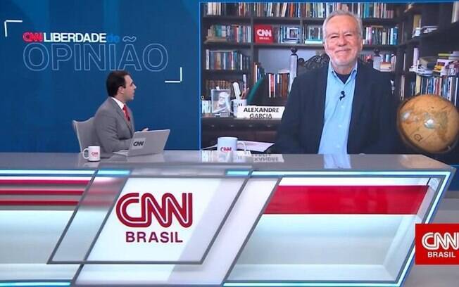 Sidney Rezende e Alexandre Garcia na CNN