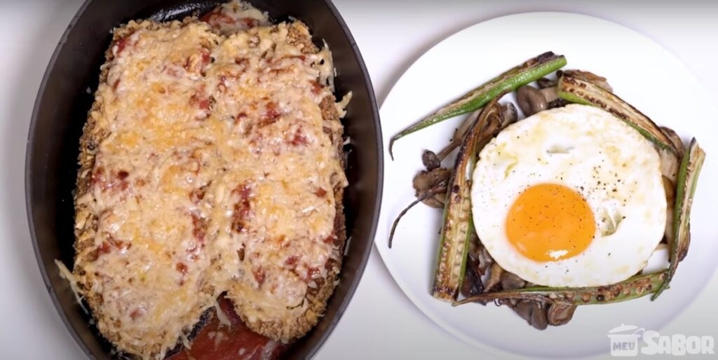 È Vegetariano e está sem ideia do que preparar? Hoje tem uma receitinha deliciosa, Berinjela á Parmegiana