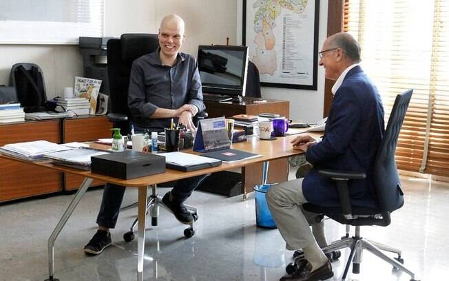 Bruno Covas e Geraldo Alckmin