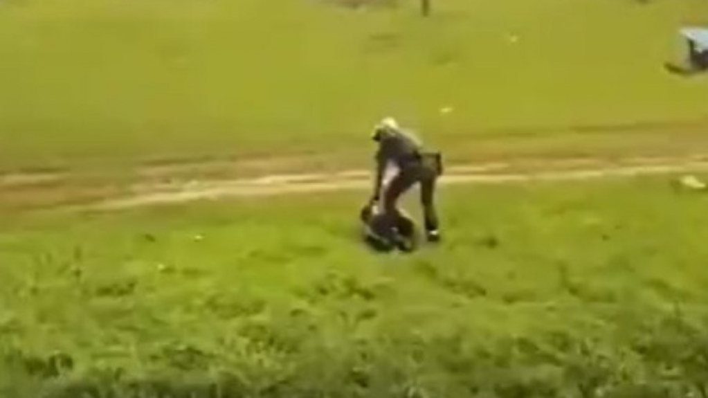 VÍDEO: PMs agridem jovem caído durante abordagem policial na Grande SP