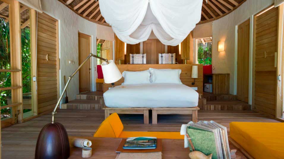 O Six Senses Laamu é um resort de luxo nas Ilhas Maldivas. Foto: Divulgação/Site oficial 23.12-2022