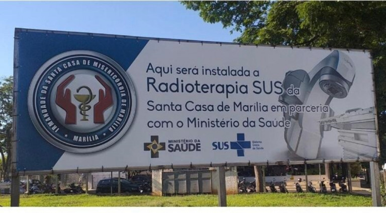 Ministério assina contrato para radioterapia na Santa Casa de Marília
