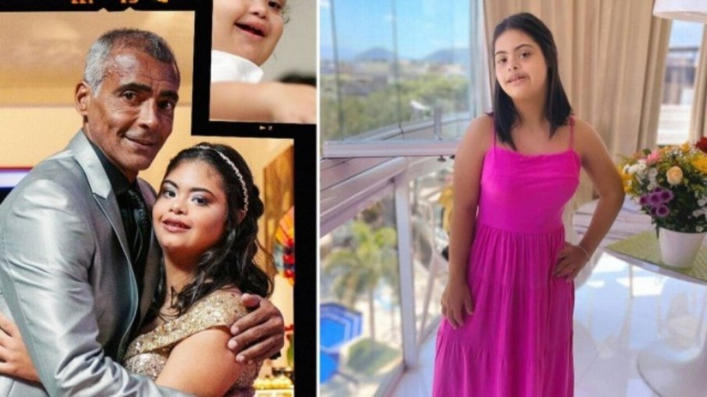 Romário se declara para filha: "Colocou papai marrento nos eixos" Romário se declara para filha: "Colocou papai marrento nos eixos"