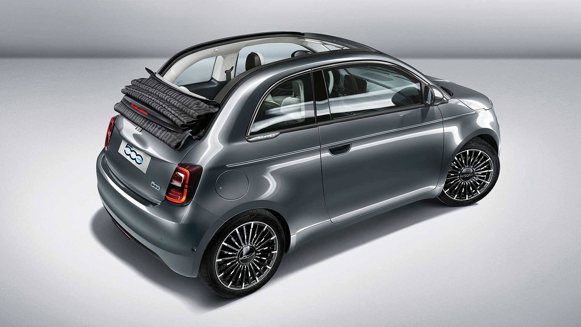 Fiat 500 elétrico. Foto: Divulgação