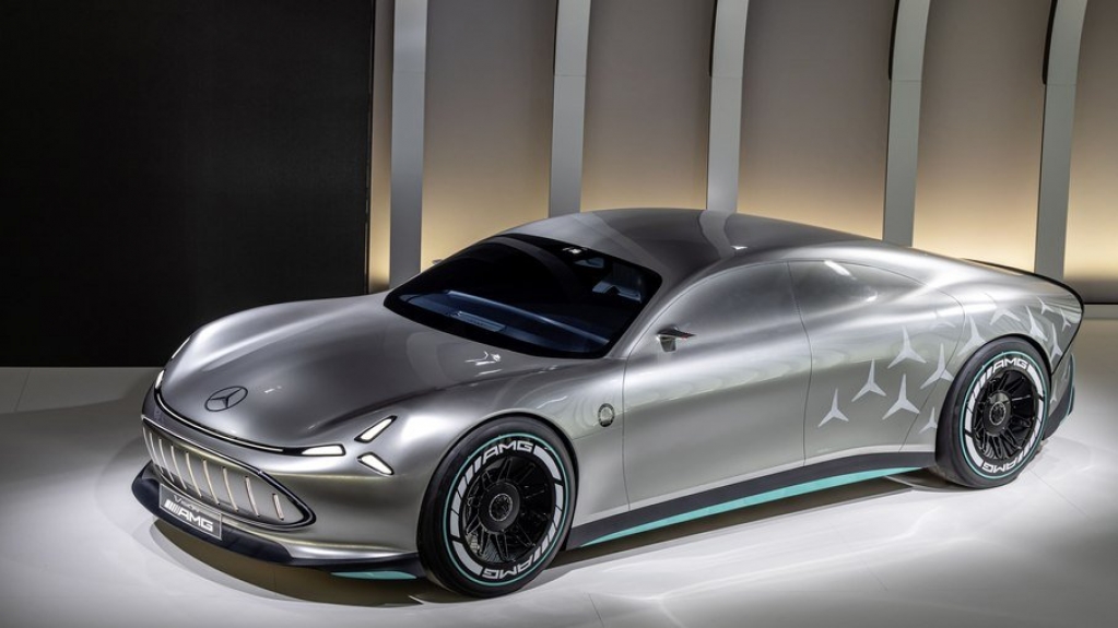 Mercedes mostra conceito de futuro rival para o Porsche Taycan