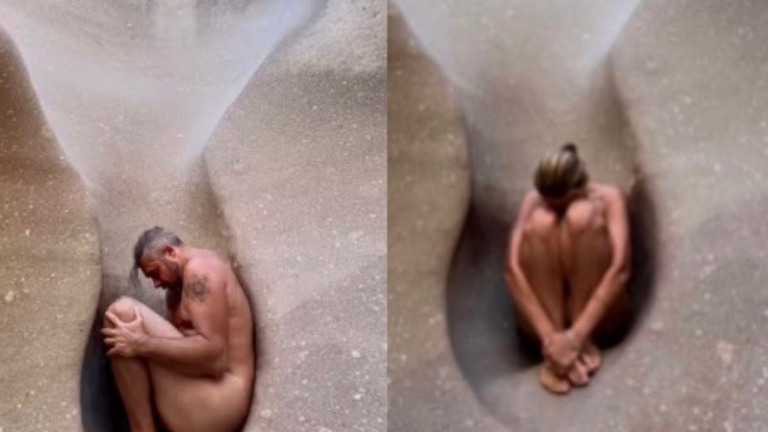 Luigi Baricelli e esposa ficam nus em ritual na Chapada dos Veadeiros