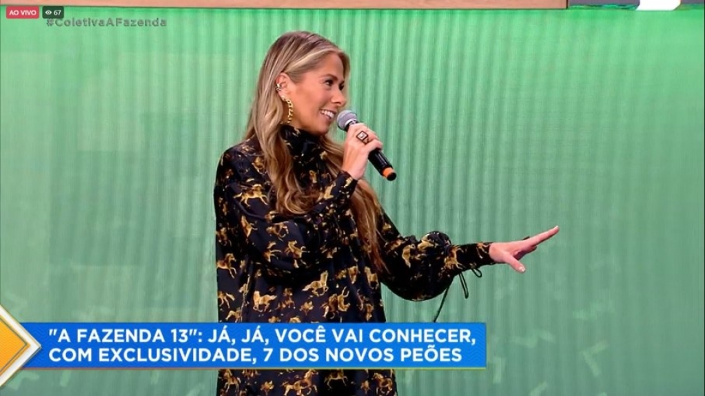 "Segura o chicote que o coice é certo", diz Galisteu sobre "A Fazenda 13"