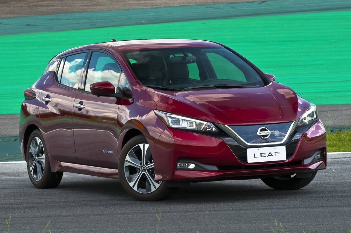 Nissan Leaf 2019. Foto: Divulgação