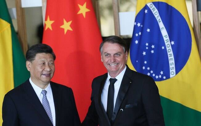 presidente da china e bolsonaro