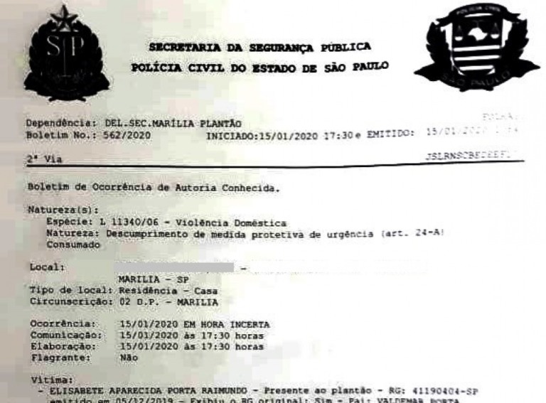 Morte anunciada – Mulher assassinada procurou polícia dia 15: ‘teme pela sua vida’