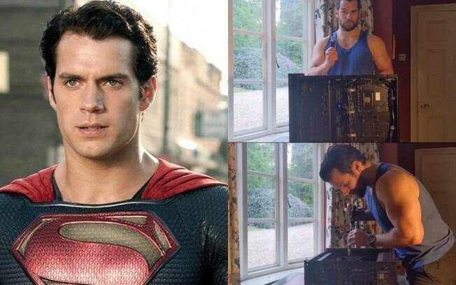 Henry Cavill montando PC