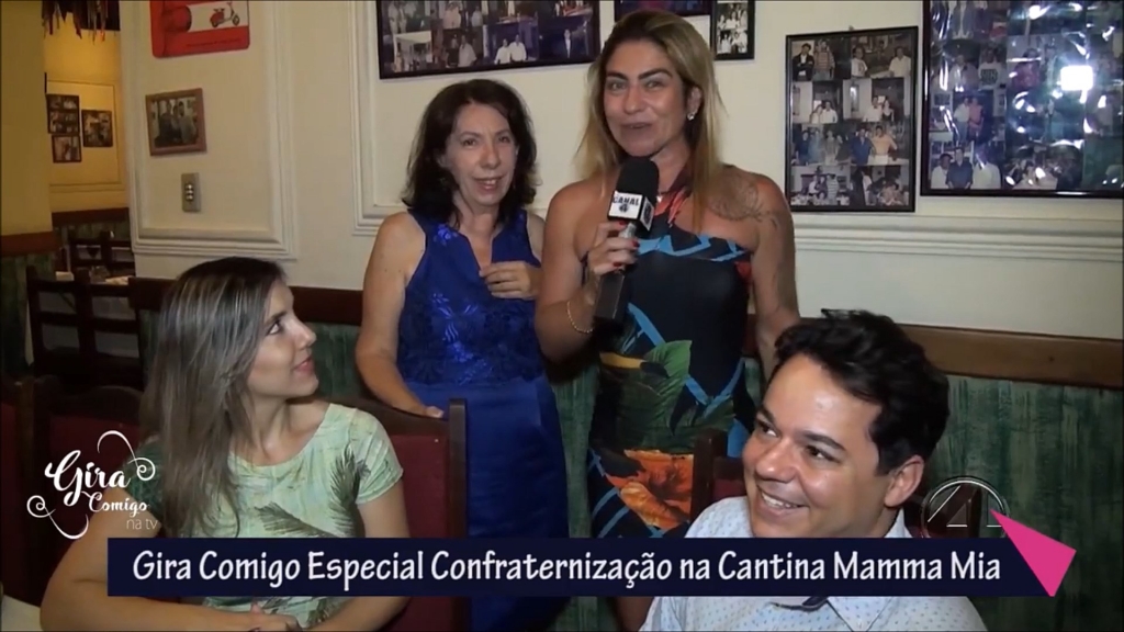 Gira Comigo Especial na Confraternização na Cantina Mamma Mia!! Confira aqui!!