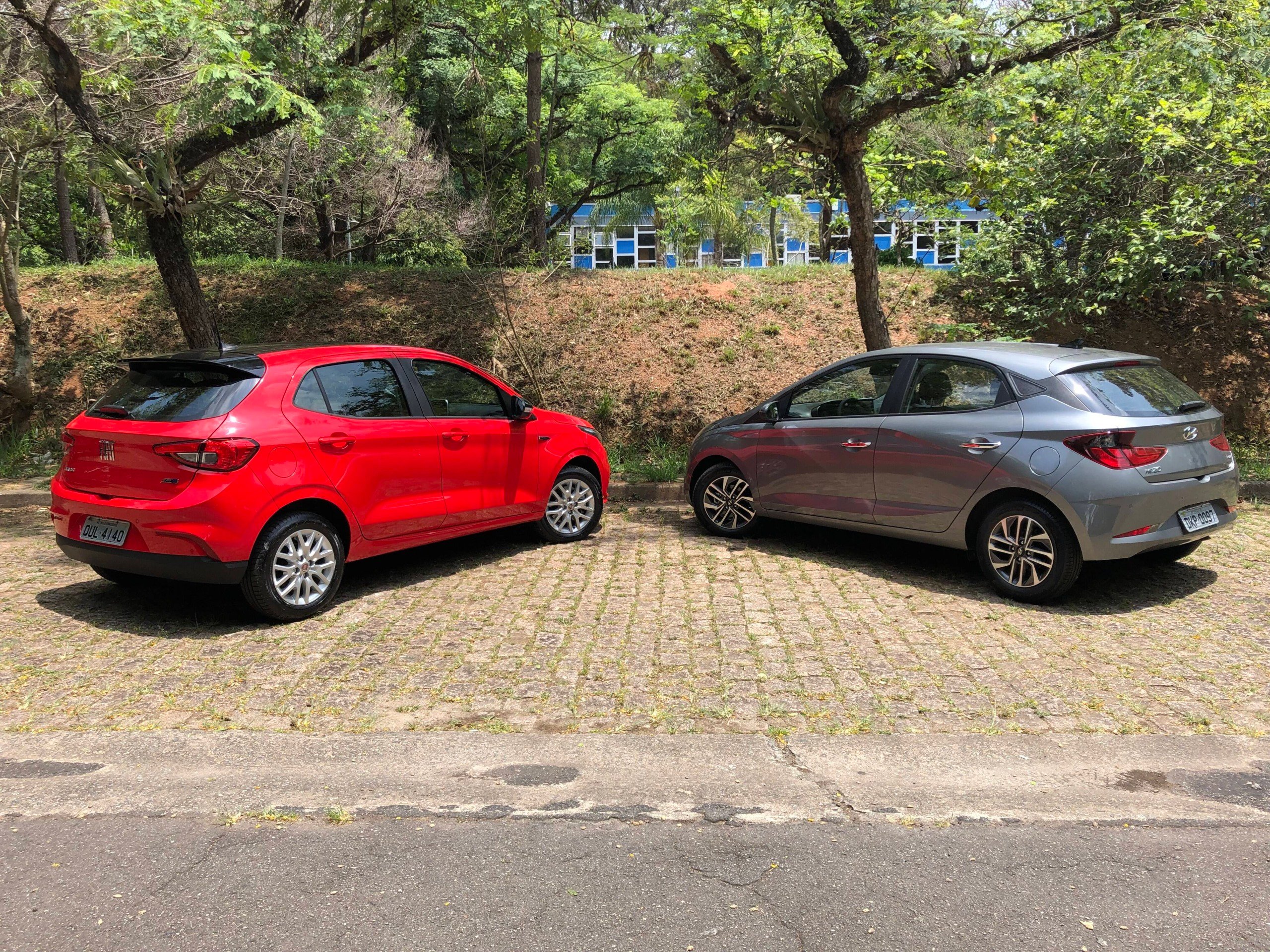 Hyundai HB20 x Fiat Argo. Foto: Cauê Lira/iG Carros