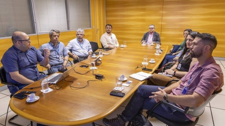 Rafael Badra Caesb recebe visita de técnicos da Embasa