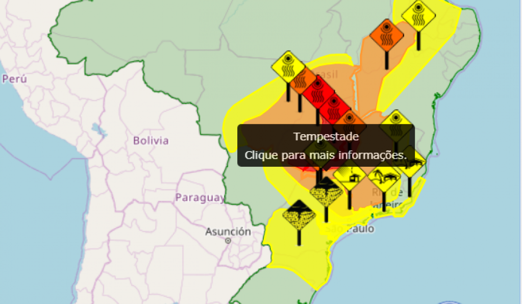 Meteorologia põe Marília em alerta de tempestade e divulga orientações