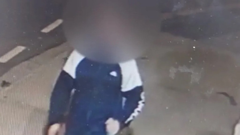 Reprodução/PC-SP Imagem da câmera de segurança divulgada pela Polícia Civil