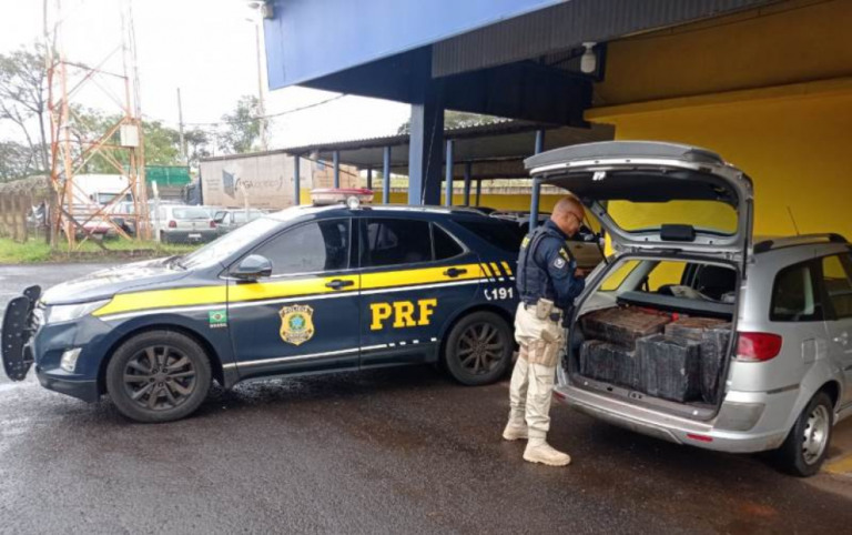 PRF apreende 270kg de maconha na região. mais de três toneladas no Estado