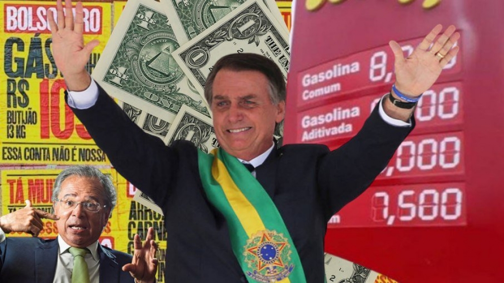 Bolsonaro é principal culpado pela alta nos combustíveis, diz pesquisa Bolsonaro é principal culpado pela alta nos combustíveis, diz pesquisa