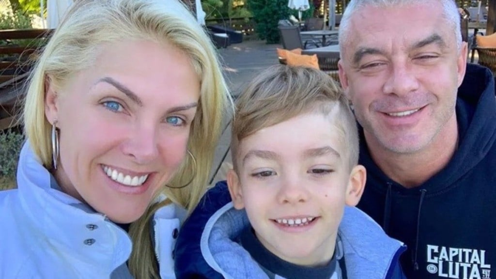 Reprodução Ana Hickmann e Alexandre Correa são pais de Alezinho, que presenciou violência contra a mãe