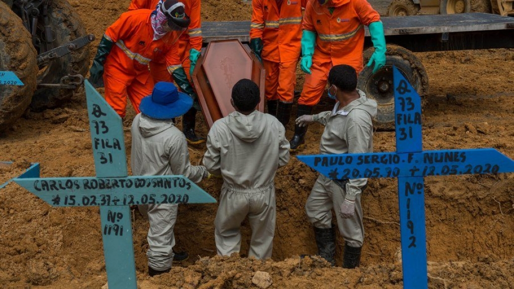 Brasil registra mais de 2 mil mortes pela Covid-19 nesta quinta-feira