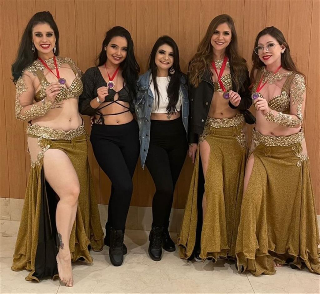 Bailarinas de Marília são premiadas em festival de Danças Árabes em Londrina