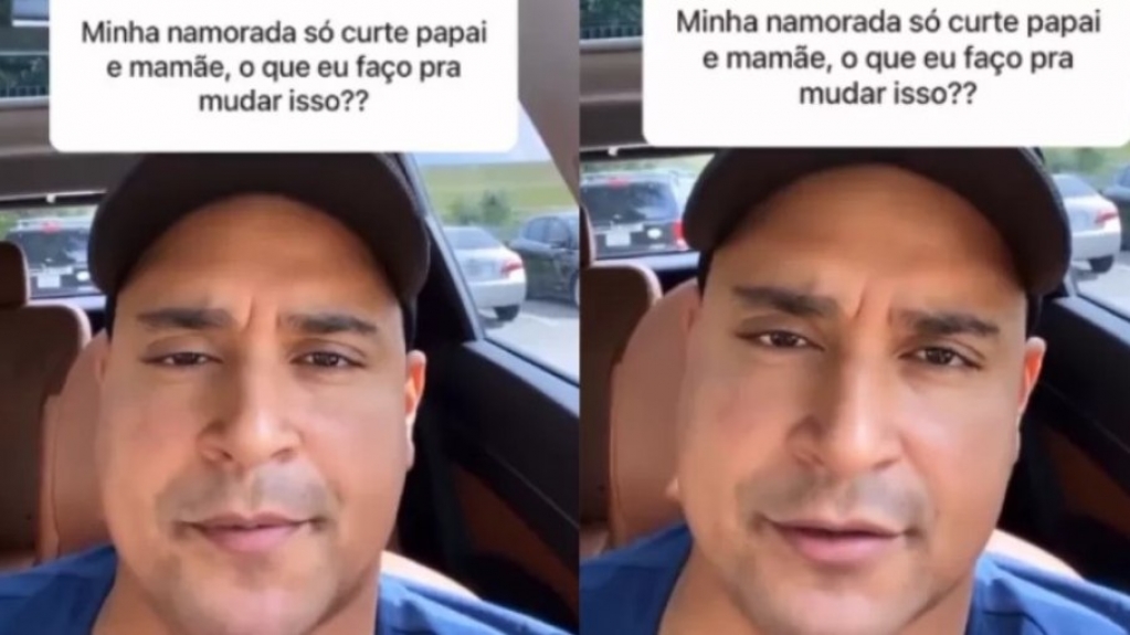 Xanddy viraliza ao dar conselhos sexuais: "Minha namorada só quer papai e mamãe" Xanddy viraliza ao dar conselhos sexuais: "Minha namorada só quer papai e mamãe"