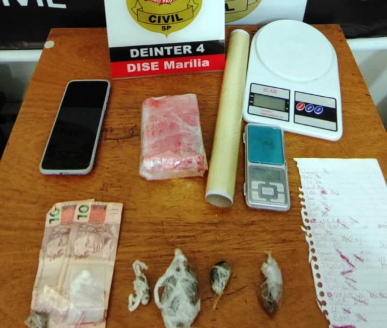 Dise cumpre mandados e prende três por tráfico de drogas em Marília