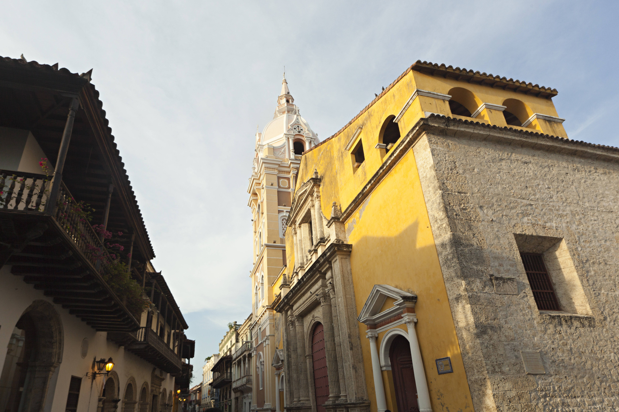 O belo e colorido centro histórico de Cartagena. Foto: Getty Images