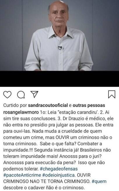 postagem rosangela moro