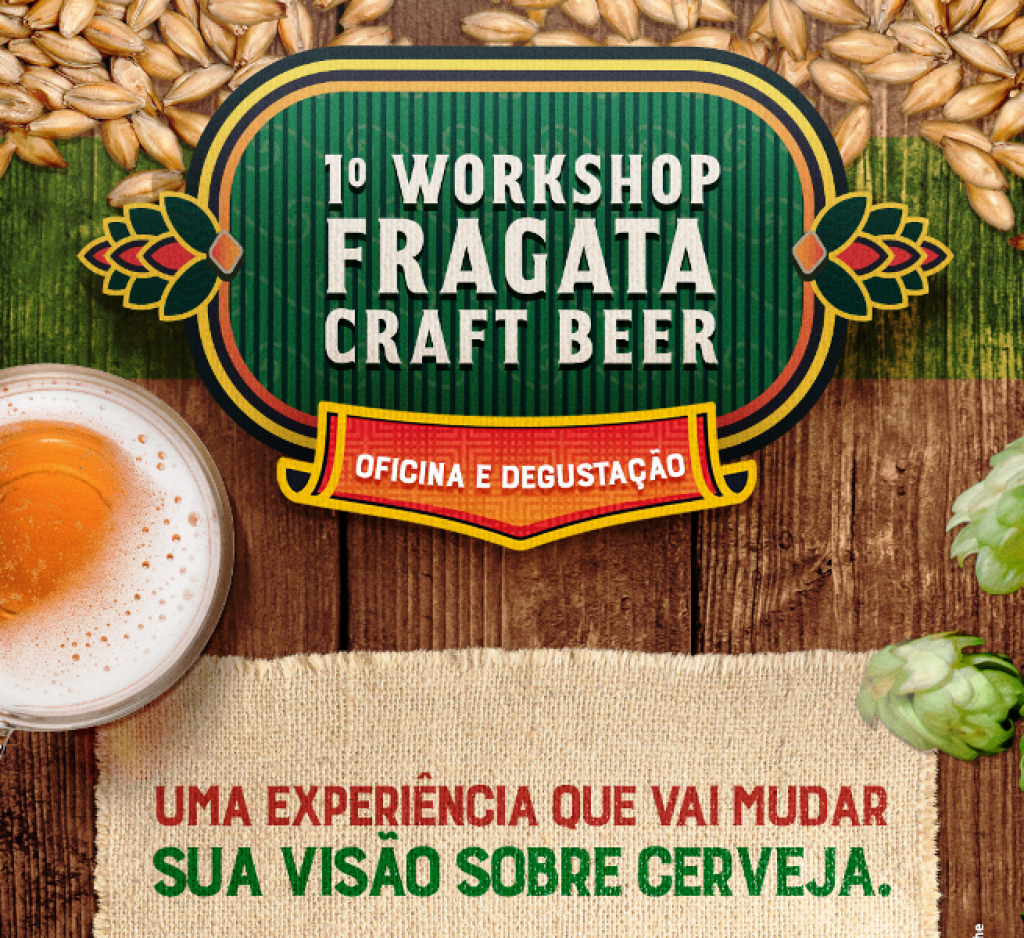 Fragata faz workshop sobre cervejas artesanais com orientação e descontos