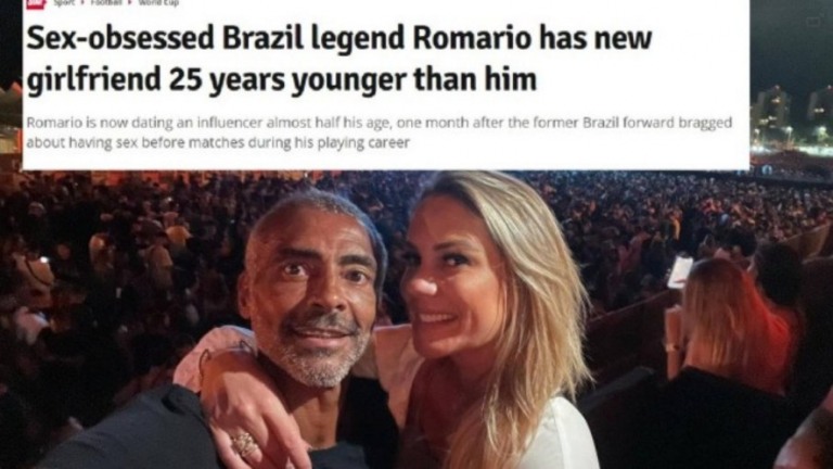 Romário é chamado de "obcecado por sexo" por imprensa internacional