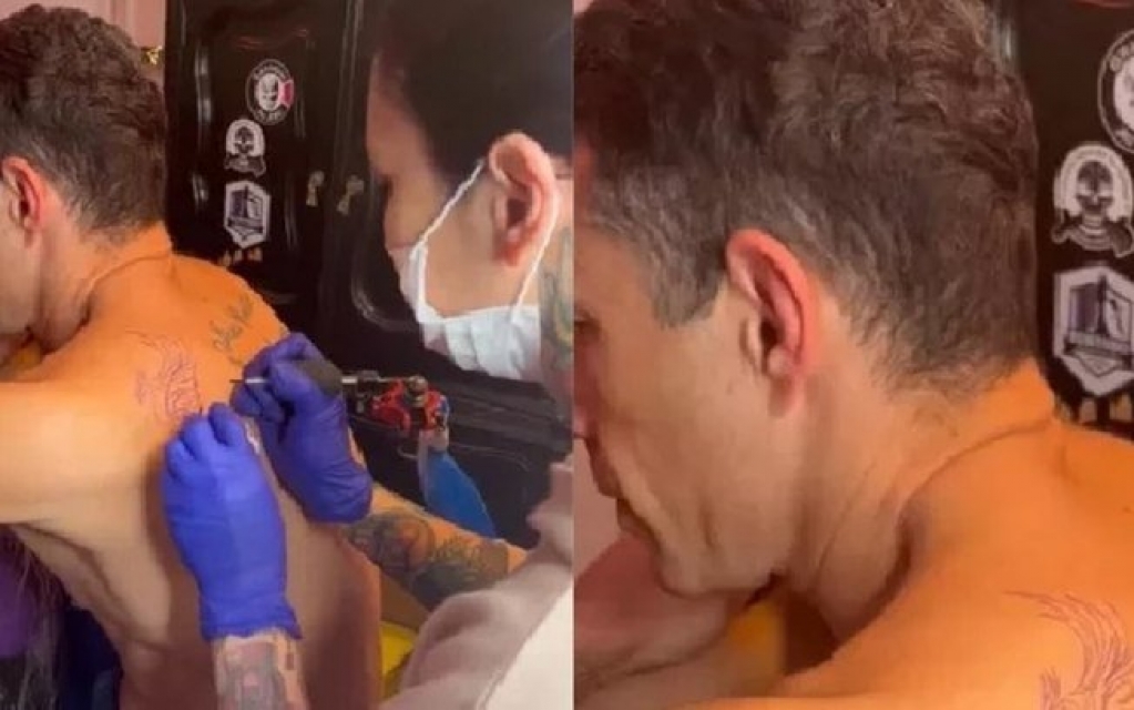 Após se separar de Wanessa Camargo, Marcus Buaiz tatua fênix nas costas Após se separar de Wanessa Camargo, Marcus Buaiz tatua fênix nas costas