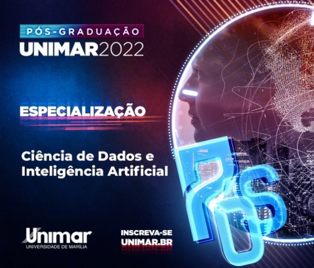 Unimar lança Pós-Graduação para Ciências de Dados e Inteligência Artificial