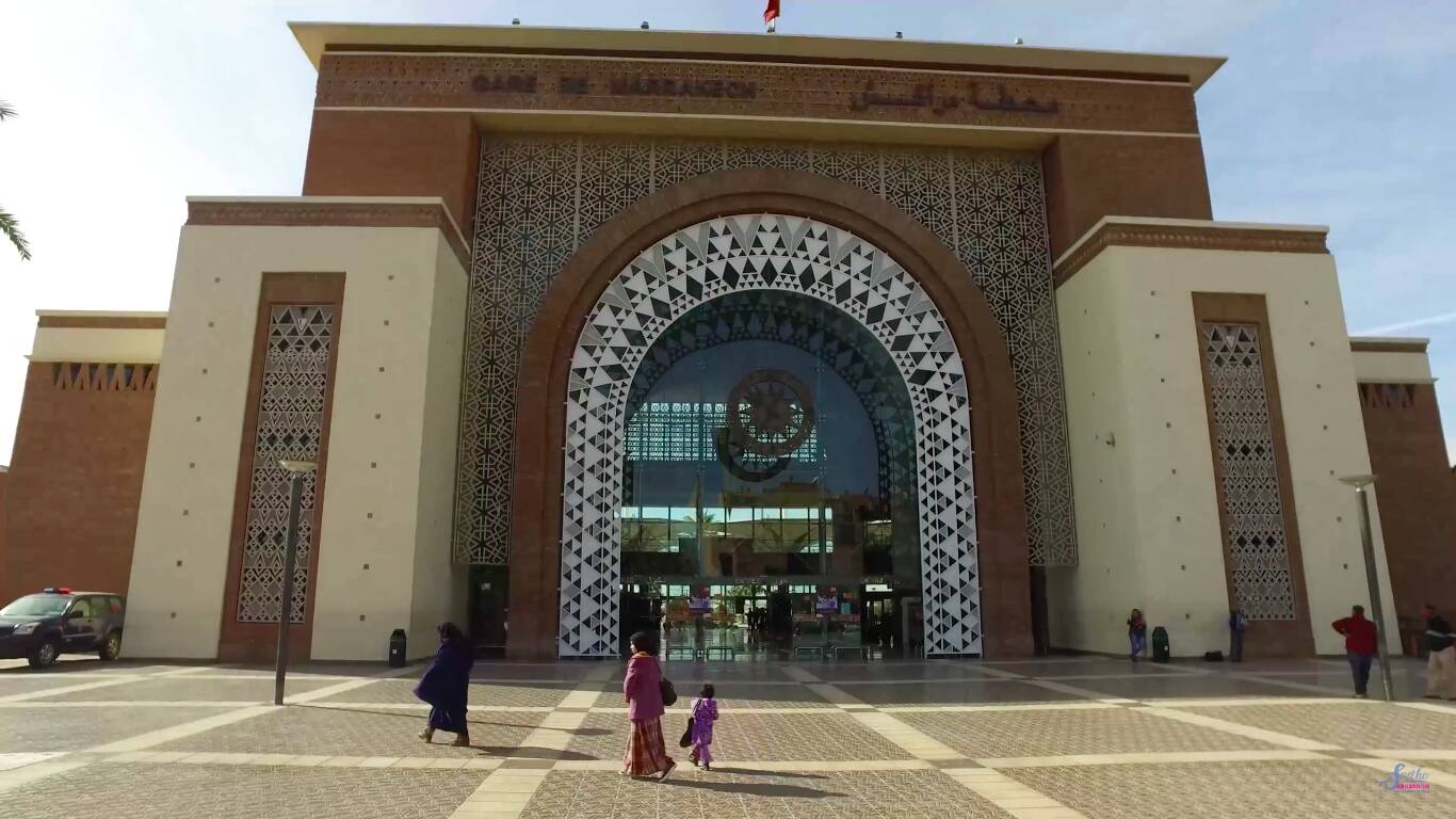 Estação de trem do centro de Marrakesh. Foto: Arquivo pessoal