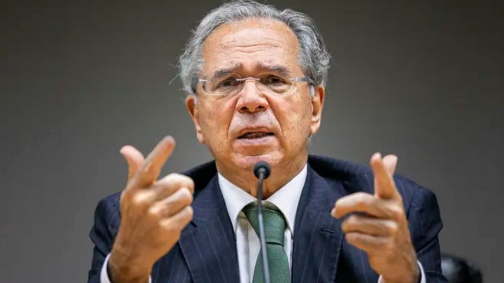 Em Davos, Guedes defende gestão fiscal da economia Em Davos, Guedes defende gestão fiscal da economia
