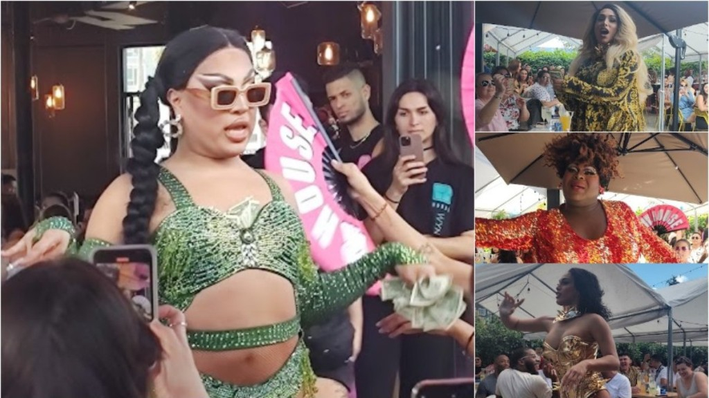 Divulgação Bar e restaurante de Miami Beach é referência em shows com Drags