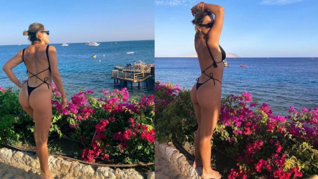 No Egito, Flávia Alessandra posa de biquíni e surpreende fãs com corpão No Egito, Flávia Alessandra posa de biquíni e surpreende fãs com corpão