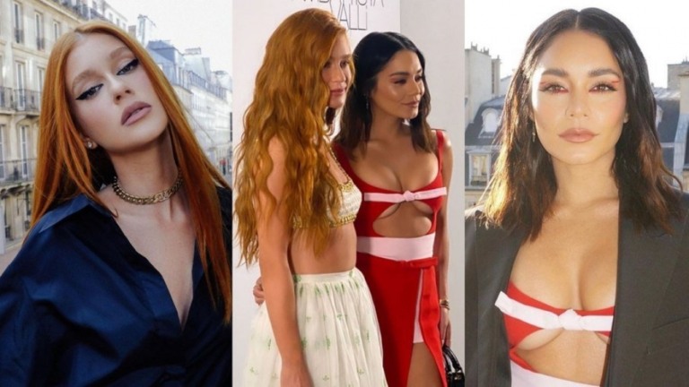 Marina Ruy Barbosa posa com Vanessa Hudgens: "Minha infância todinha"