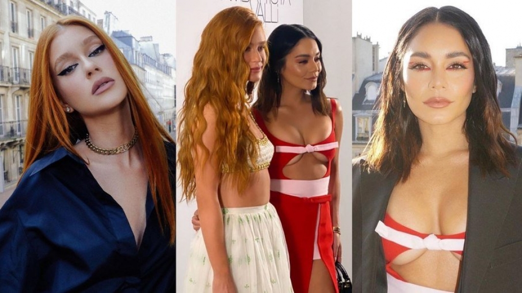 Marina Ruy Barbosa posa com Vanessa Hudgens: "Minha infância todinha"