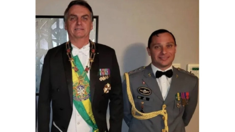 Reprodução/redes sociais Mauro Cesar Barbosa Cid, ex-ajudante de ordens do presidente Jair Bolsonar
