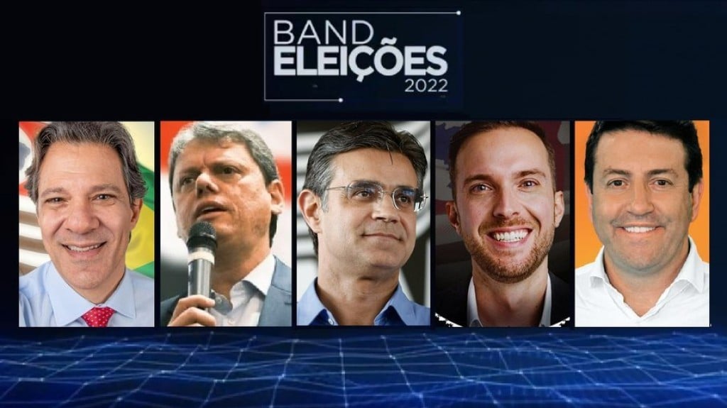 Entenda as regras do debate da Band para governador de São Paulo