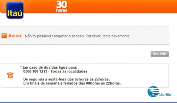 Sistema do Itaú cai e deixa clientes sem serviços online em todo o país