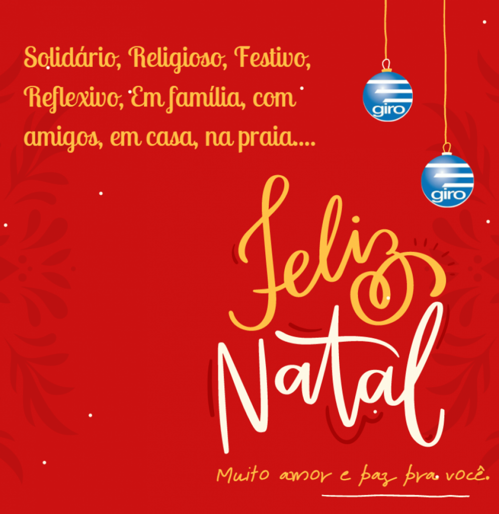 Feliz Natal, do seu jeito, no seu tempo, com toda alegria que puder