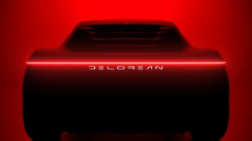 Divulgado mais um teaser da nova geração do esportivo DeLorean